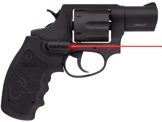 Viridian Red Grip Laser for Taurus 856 Revolver features an easy to activate design